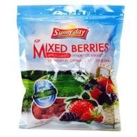 ราคา ซันนี่เดย์มิกซ์เบอร์รี่แช่แข็ง 450กรัม Sunny Day Frozen Mixed Berries 450g. [หมายเลขบาร์โค้ด 8856843003089 ] (43231834313)