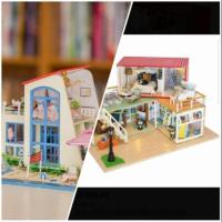 ราคา บ้านตุ๊กตา DIY 2ชั้น เต็มหลัง (6726252592)