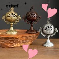 ราคา ETHEL กระถางธูปไม้จันทน์, Hollow Out กระถางธูปโลหะผสมลายมังกรคู่, โลหะผสมวินเทจพร้อมฝาปิดเท้าสูงกระถางธูปตกแต่งบ้าน (51812775548)