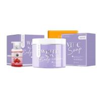 ราคา |แพคเกจใหม่ครีม MD White Skin Body Cream 100 กรัม แถมสบู่วิตซี + เซรั่มมะเขือเทศ (9119135122)