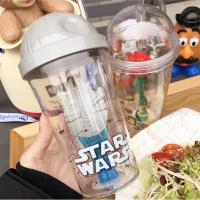 ราคา Original d Movie Star Wars Star Wars Star Wars Beauty and the Beast Rose ถ้วยฟางพลาสติก (52512598043)