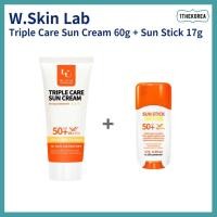 ราคา W.skin LAB ครีมกันแดด ทริปเปิลแคร์ 60 กรัม + ไม้กันแดด 17 กรัม / ครีมกันแดด (21368294503)