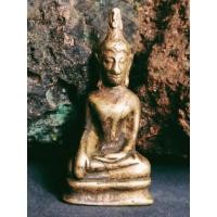 ราคา พระพุทธรูปหล่อโบราณ เนื้อโลหะเก่า ปางมารวิชัย (11330904088)