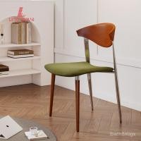 ราคา เก้าอี้รับประทานอาหารไม้เนื้อแข็งมือสอง vintage โต๊ะรับประทานอาหารห้องนั่งเล่นดีไซน์เนอร์ระดับสูง พนักพิงบ้าน สไตล์เรโทร (44904739375)