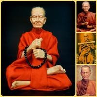ราคา หลวงพ่อโต พรหมรังษี หน้าตัก5นิ้ว งานไฟเบอร์ห่มจีวร (2623361488)