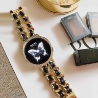 ราคา Luxurious Chain Leather สาย เคส Galaxy Watch 8 สาย PC Hard สาย Galaxy Watch Ultra Strap Galaxy Watch 6 สาย Galaxy Watch 5 /Galaxy Watch 4 สาย Galaxy Watch FE เคส Galaxy Watch 7 Strap Galaxy Watch 7 เค