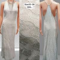 ราคา ชุดราตรี เดรสยาว คล้องคอ สีขาว (27589450139)