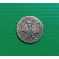 ราคา Italy Silver 1 Lira Coin 1902 - King Vittorio Emanuele III#เนื้อเงิน .835 Silver (28011585192)