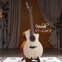 ราคา Veelah V1-GACE กีต้าร์โปร่งไฟฟ้า Veelah V1GACE แถมฟรีกระเป๋า (25122487961)