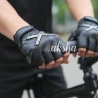 ราคา ถุงมือหนังครึ่งนิ้วผู้ชาย/ถุงมือมอเตอร์ไซค์ (16495030304)