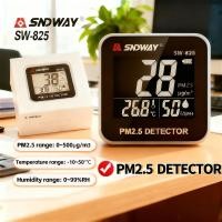 ราคา PM2.5 Detector 3in1 เครื่องวัดฝุ่นพร้อมเซ็นเซอร์ PM2.5 เครื่องวัดอุณหภูมิเครื่องวัดความชื้นอากาศ (54452423843)