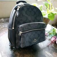 ราคา พร้อมส่ง Coach MINI CHARLIE BACKPACK IN SIGNATURE COATED CANVAS #f58315 (1006089634)