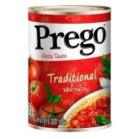 ราคา Prego พรีโก้ พาสต้าซอสมะเขือเทศ Trdditional 300 กรัม ซอสพาสต้า ซอส . (25641599223)