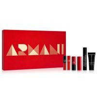 ราคา (แท้/Limited) Giorgio Armani Mini Set 6 Item Mascara/Fluid Sheer/2Lip/Ecstasy Shine/Rouge Matte102 (5332457807)
