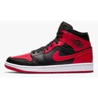 ราคา Nike Air Jordan 1 Mid Bred Banned 10 US 44 EU 28 CM สภาพลองใส่ในบ้านไม่เคยใส่ไปนอกบ้าน (18991569395)