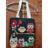 ราคา กระเป๋าสะพายข้างลายนกฮูก (943404149)