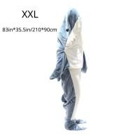 ราคา ชุดมาสคอต ชุดนอนผ้านวม Shark Blanket ถุงนอน ผ้าห่ม ผ้าฟาบริค มีฮู้ด ลายฉลาม สําหรับผู้ใหญ่ (40158317325)