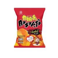 ราคา [สินค้าส่งด่วน] คารามูโจ้มันฝรั่งแผ่นหยักฮ๊อตชิลลี่ 40ก KARAMUCHO RIDGE CUT HOT CHILLI 40G (55762444512)
