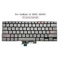 ราคา US Thai Hebrew แล็ปท็อปภาษาอังกฤษ Backlit คีย์บอร์ดสําหรับ ASUS Vivobook S431 S431FA ZenBook UX431 UM431 UM431DA UX431FL FA 9Z.NFKBN.C0H (50564524859)