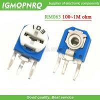 ราคา 500pcs RM063 RM 063 100 200 500 1K 2K 5K 10K 20K 50K 100K 200K 500K 1M ohm Trimpot Trimmer Potentiometer variable resistor (45801098806)