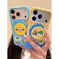 ราคา เคสโทรศัพท์เหมาะสําหรับiPhone 11 12 13 14 15 16 17 Pro max Plus AIR Blue Bottom Little Yellow Man Green Monsterวงเล็บแม่เหล็กShock-resistant Shock-proofป้องกันกรณีรวมทุกอย่างE0U6 (45713695847)