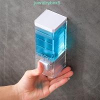 ราคา กล่องเครื่องประดับ5 เครื่องจ่ายสบู่ขนาด 250 มล.,ภาชนะใส่สบู่เหลวติดผนังพลาสติก,แบบพกพาความจุขนาดใหญ่ใสคู่มือแชมพูคอนเทนเนอร์คร (26129399245)