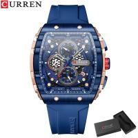 ราคา Curren ของแท้ นาฬิกาข้อมือควอตซ์แฟชั่น สายซิลิโคน โครโนกราฟ กันน้ํา สําหรับบุรุษ 8442 (23929044339)