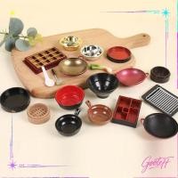 ราคา ICARAMELO Bowl กระทะทอด, DIY 1:12 Miniature Stir Spoon, Mini Multistyles Doll House เครื่องครัว Miniature Dollhouse Decorative (57209119725)