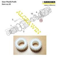 ราคา PUTIH ล้อดาวเคราะห์พลาสติกสีขาว Karcher Gear สําหรับ K1 K2 - PLANET WHEEL Karcher (41801679980)