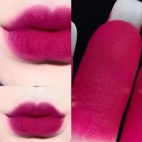 ราคา ลิปสติก เนื้อแมตต์กํามะหยี่ กันน้ํา สีแดงกุหลาบ สีน้ําตาล เซ็กซี่ (12498371746)