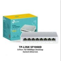 ราคา Preloved สวิตช์เดสก์ท็อป TP-Link TL-SF1008D 8 พอร์ต 10 100Mbps (23969683581)