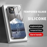 ราคา เหมาะสำหรับ Huawei P20 Pro P30 Pro กรณีโทรศัพท์แฟชั่นเคส Cool Artistic Snowy Mountain (26617777030)