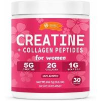 ราคา SIRUNES Creatine และคอลลาเจนสําหรับผู้หญิง – 5g Creatine Monohydrate 2g Collagen Peptides 1g BCAA 2:1 – และ Strength Powder Unpoured 30 เสิร์ฟ (57965106850)