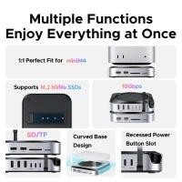 ราคา Well-made UGREEN USB HUB Docking Station สําหรับ Mac Mini M4 M4 Pro M.2 NVMe SSD 8TB Max 10Gbps พอร์ต USB-A & C SD & TF 170 เมกะไบต์/วินาที USB Splitter Dock (48012331995)