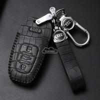 ราคา จระเข้ Grain กุญแจรถหนังผู้ถือรีโมทพวงกุญแจสมาร์ทคีย์กระเป๋า keyring กระเป๋าสําหรับ audi tt q3 q7 sq5 r8 (54315084281)