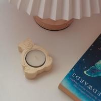 ราคา ถ้วยใส่เทียนทีไลท์รูปหมีน้อย จานรองเทียนหอม เทียนikea grimma sinnlig (12853301729)