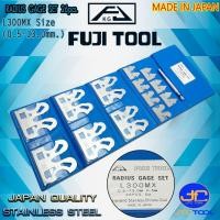 ราคา Fuji tool เกจวัดรัศมีสแตนเลส (R) 26ชิ้น/ชุด ขนาด 0.5-13.0มิล รุ่น L300MX - Stainless Steel Radius Gage 26 Leaves (8724056070)