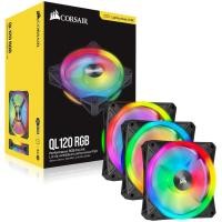 ราคา CORSAIR iCUE QL120 RGB 120mm PWM Triple Fan with Lighting Node CORE (CO-9050098-WW) (4814779427)