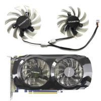 ราคา 3พิน ที128010SM 75MM GV-N460OC พัดลม GPU สําหรับ Gigabyte GTX 460 465 560 Ti 580 650 750Ti กราฟิกการ์ด (56210353831)