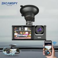 ราคา กล้องหน้ารถแบบ 2 เลนส์ พร้อม Wi-Fi เลนส์คู่ บันทึกหน้า-หลัง Full HD มองเห็นกลางคืนชัดเจน (56064591773)
