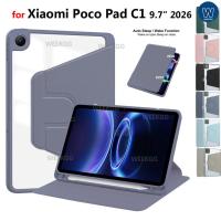 ราคา หมุนสําหรับ Xiaomi Poco Pad C1 9.7 "2026 สําหรับ Redmi Pad 2 4G 9.7 "Wifi Mi Pad 2 2026 (45162077404)