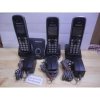 ราคา โทรศัพท์บ้านไร้สาย Panasonic KX-TG3711BX (3เครื่อง แม่1, ลูก2) มือ 2 สีดำ (7309623812)