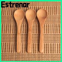 ราคา ESTRENAR ช้อนไม้ไผ่ 3 ชิ้นช้อนส้อมชาอุปกรณ์ทําอาหารในครัว (48613786975)