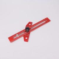 ราคา Aluminum Alloy T-Square Marking Ruler Woodworking Scribing Gauge Parallel Line Divider Hole Measuri (54054095719)