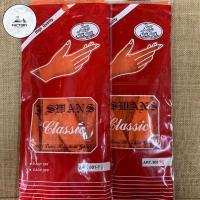 ราคา ถุงมือยางสีส้ม ยาว12นิ้ว ตราสามห่าน(3swan) แบบคู่ (6135568543)