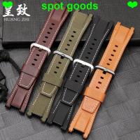 ราคา สายนาฬิกา เหมาะสําหรับสายนาฬิกาหนังแท้ Casio GST-S130 S110 S120 W300 330L400G สร้อยข้อมือผ้าใบ (49760816667)