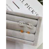 ราคา ต่างหู cc เพชรหนามเตย เพชรcz ทอง90% (41680344185)
