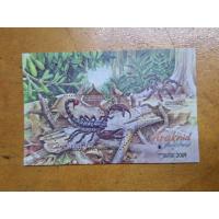 ราคา 2009 Arachnid Araknid Scorpion Miniature Sheet MS Stamp 1 ชิ้น 1 ชิ้น kping setem baru (52113909696)