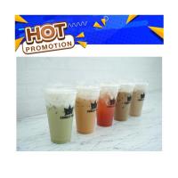 ราคา (พร้อมส่ง)แก้วพลาสติกใสPETทรงตรง16ออนซ์ แพ็ค50ใบ ขนาดปาก90mm หนาพิเศษ+ฝาเปิดครึ่ง แก้วน้ำพลาสติกใสพร้อมโลโก้ แก้วพลาสติก (16241011105)