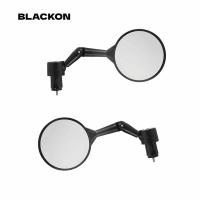 ราคา BLACKON 2 ชิ้นแฮนด์จักรยานกระจกมองหลัง,กระจกมองหลังจักรยานแบบปรับได้มุมกว้าง,ติดตั้งง่าย 360°หมุนสีดําจักรยานบาร์ปลายกระจกมองหลังอุปกรณ์ขี่จักรยาน (52563581442)